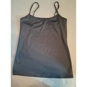 New York & Co Grey Camisole W/ Shelf Bra M
